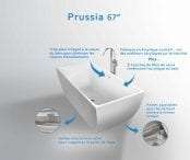Prussia - baignoire autoportante 59" – Image 2