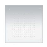 JX-T012 - Tête de douche carrée encastrable 50cm - Chrome