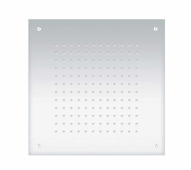 JX-T012 - Tête de douche carrée encastrable 50cm - Chrome
