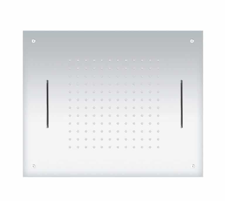 JX-T015 - Tête de douche encastrable avec cascades 60cm x 50cm - Chrome