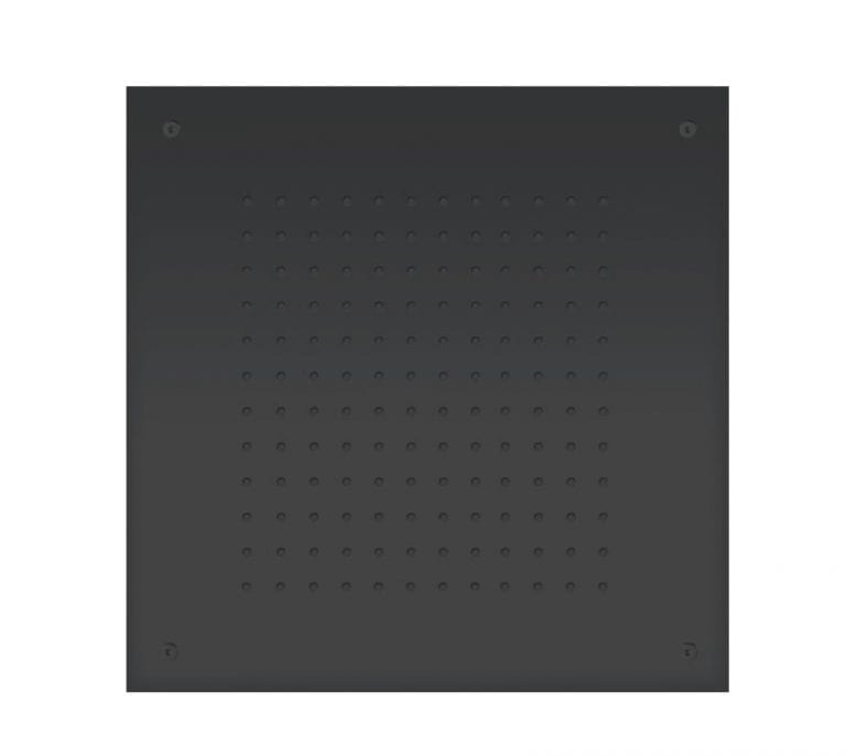 JX-T012 - Tête de douche noire carrée encastrable 50cm - Noire