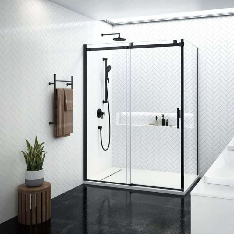 Porte de douche KONCEPT EVO noir