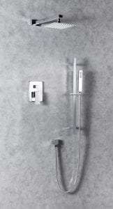 ensemble de robinetterie chrome