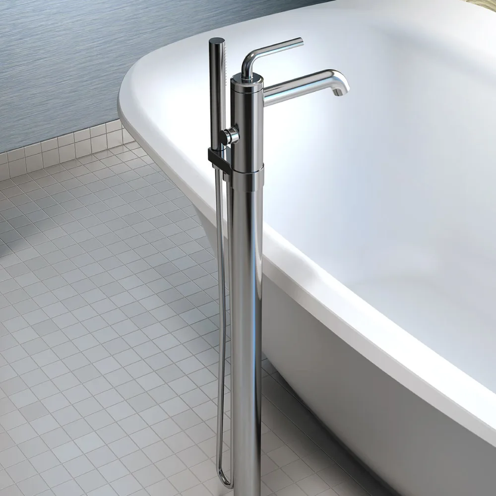 Robinet de bain autoportant - Cité - Chrome
