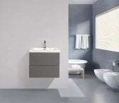 Vanité de salle de bain Fano grise