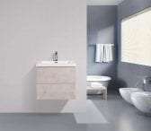 Vanité de salle de bain Fano 24 pouces - Ciment