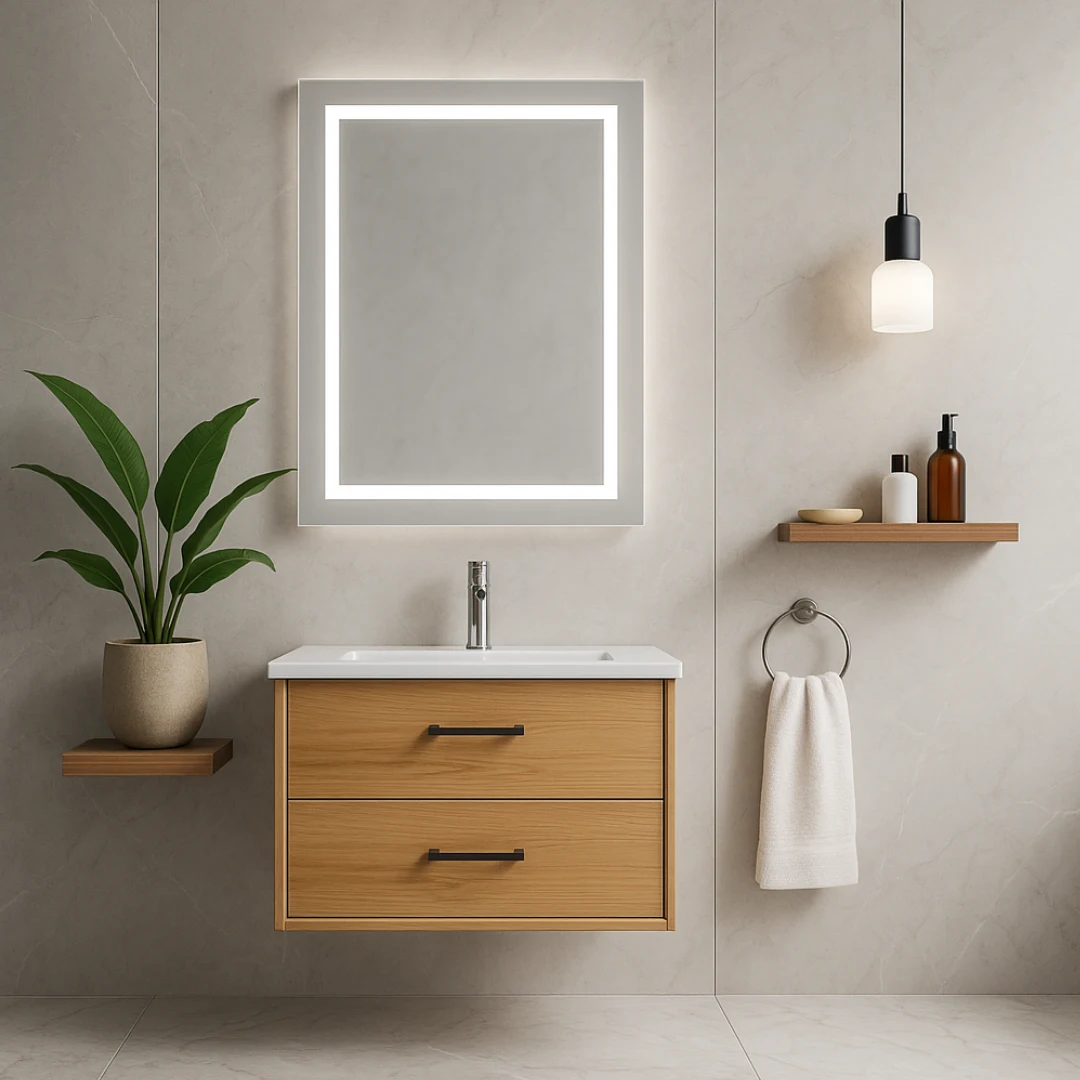 Miroir LED Chauffant 24" x 32"