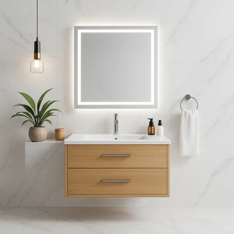 Miroir LED Chauffant 30″ x 32″
