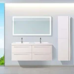 Vanité de salle de bain 48 pouces Messina – Blanche