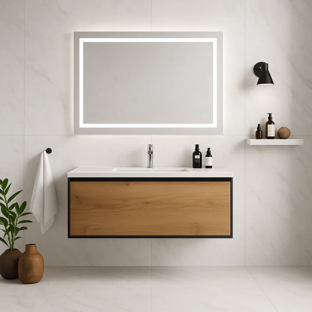 Miroir LED Chauffant 48″ x 32″
