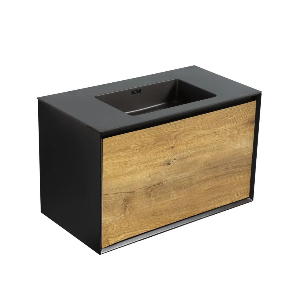 Vanité de salle de bain 36 pouces Kelia – Chêne