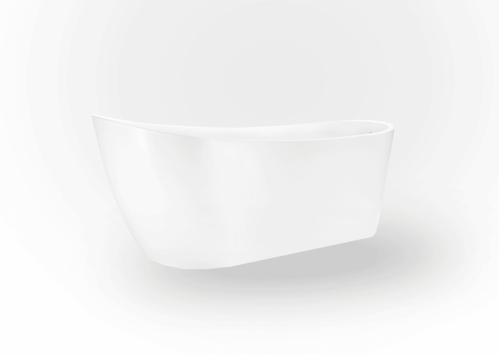 Sofia – bain autoportant 67″ - vue avant en angle