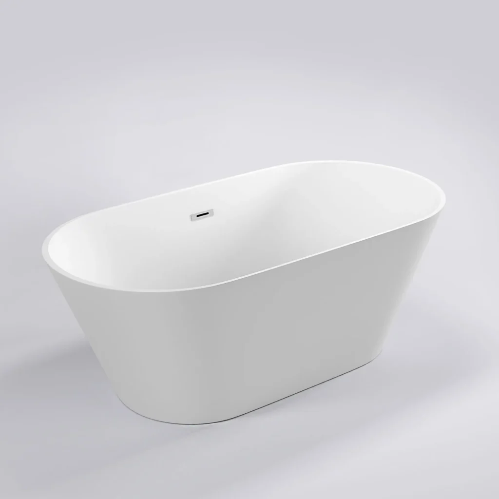 William – bain autoportant 60″ - vue du dessus en angle