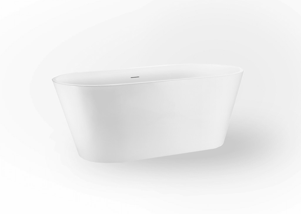 William – bain autoportant 67″ - vue avant en angle