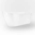 Sofia - bain autoportant 59″ - vue avant en angle
