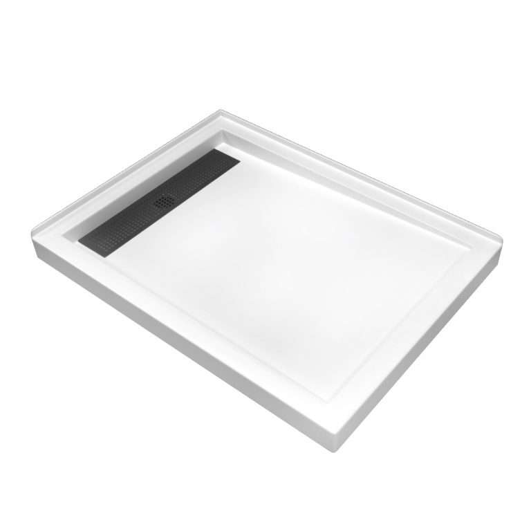 Base de douche PURE DESIGN 48″ x 36″ Gauche
