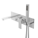 Robinet de bain mural - Carulo - Chrome