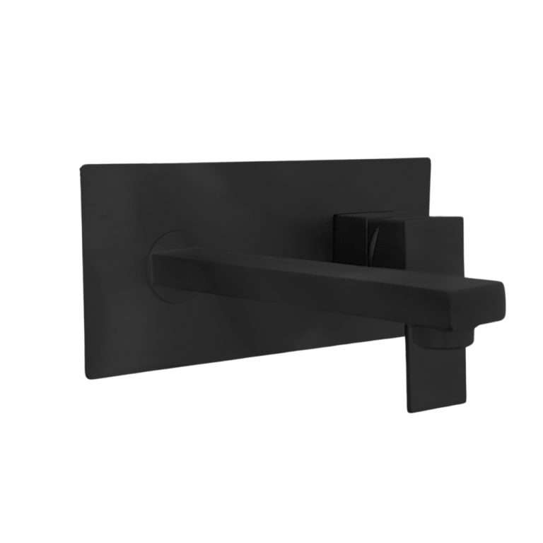 Robinet mural noir Soprano