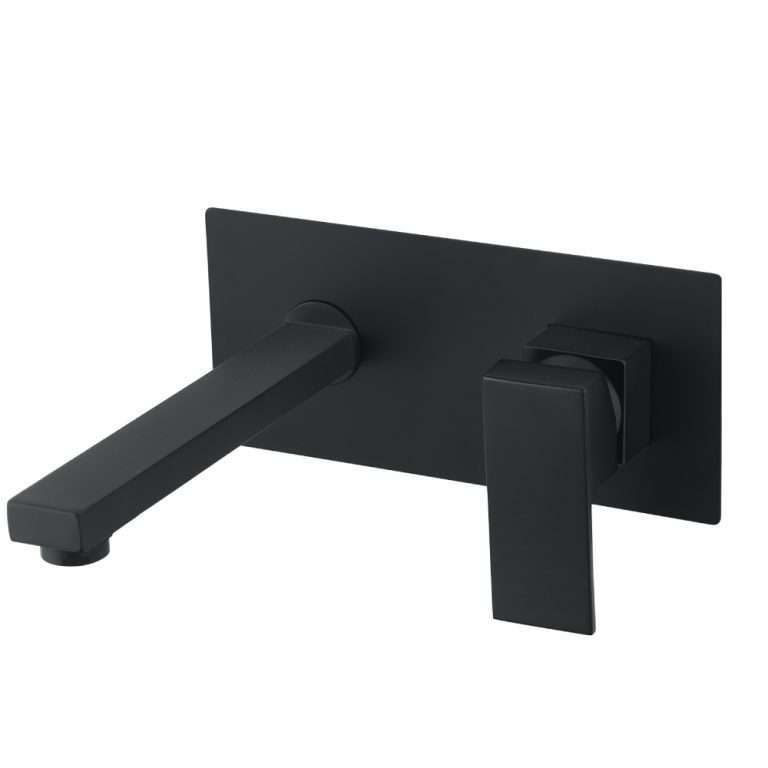 Robinet mural noir Soprano