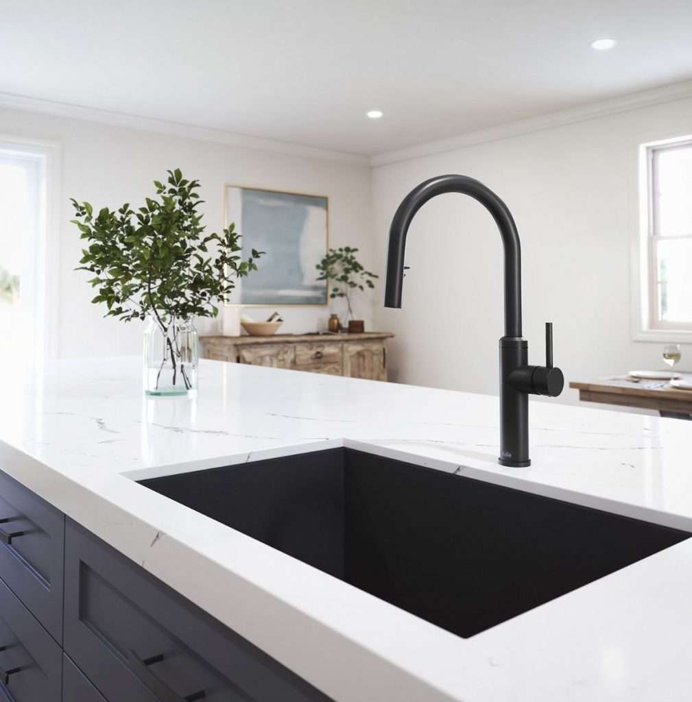 Robinet de cuisine Enora Diver – Noir
