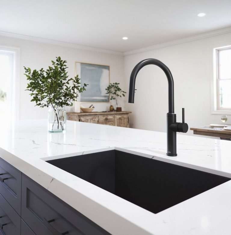 Robinet de cuisine Enora Diver – Noir
