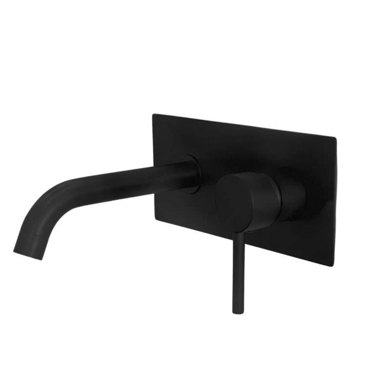 Robinet mural noir Bess