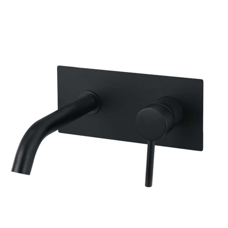 Robinet mural noir Bess
