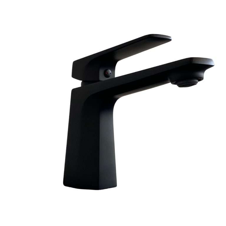 Robinet de salle de bain noir Tisza