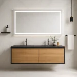 Miroir LED Chauffant 48″ x 32″