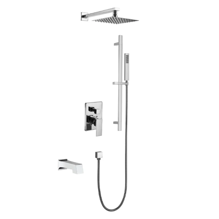 Ensemble de robinetterie de baindouche Adige 3 fonctions - chrome