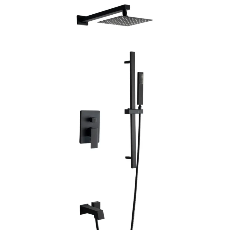 Ensemble de robinetterie de bain/douche Adige 3 fonctions – Noir
