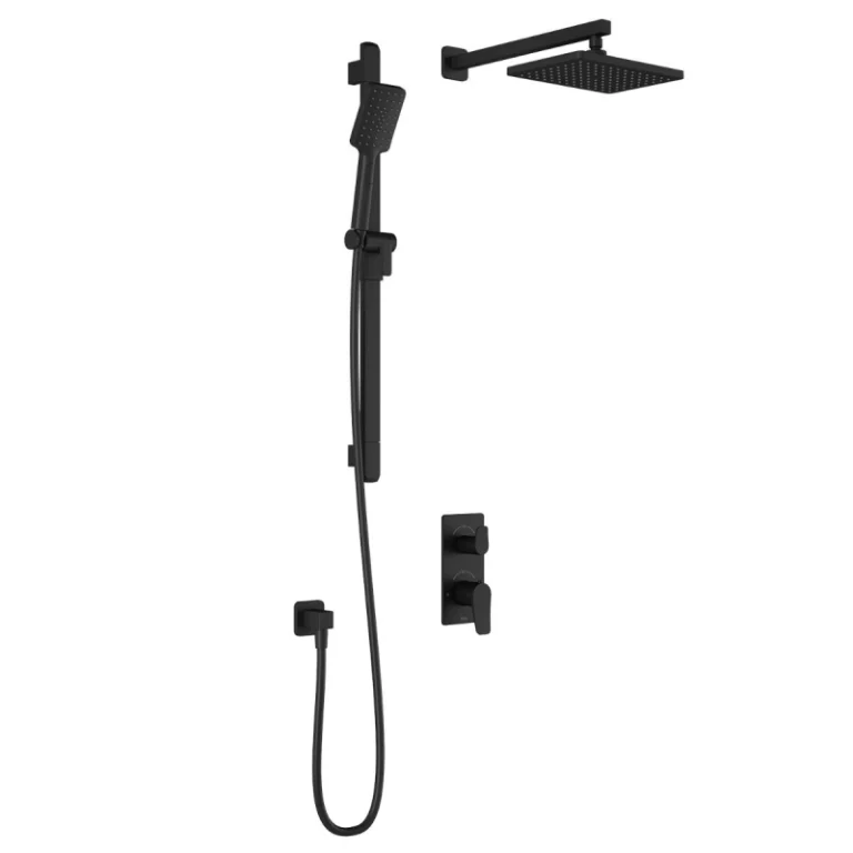 Ensemble de robinetterie de douche TD2 Moroka – Noir