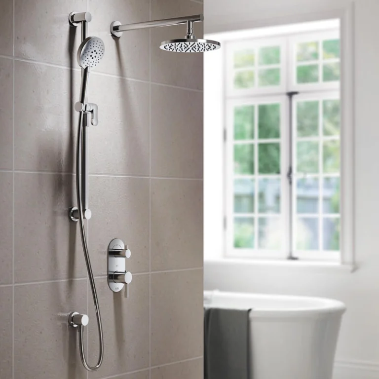 Ensemble de robinetterie de douche TD2 Roundone – Chrome