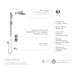Ensemble de robinetterie de douche TD2 Squareone – Chrome - Caractéristiques