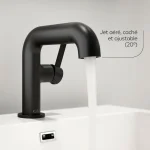 Robinet de salle de bain Basico (sans drain) - Noir