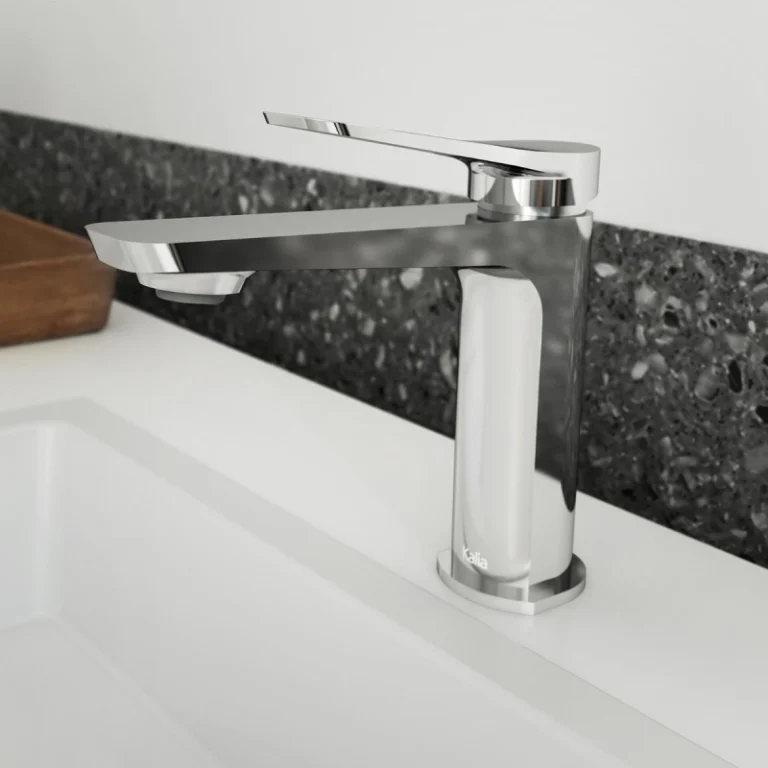 Robinet de salle de bain Moroka (sans drain) - Chrome