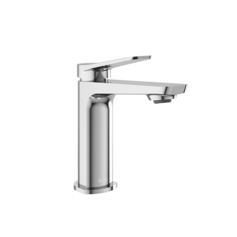 Robinet de salle de bain Moroka (sans drain) - Chrome