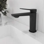 Robinet de salle de bain Moroka (sans drain) - Noir