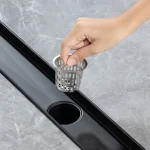 Drain de douche linéaire 32″ – Noir