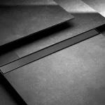 Drain de douche linéaire 32″ – Noir