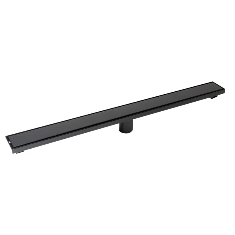 Drain de douche linéaire 32″ – Noir
