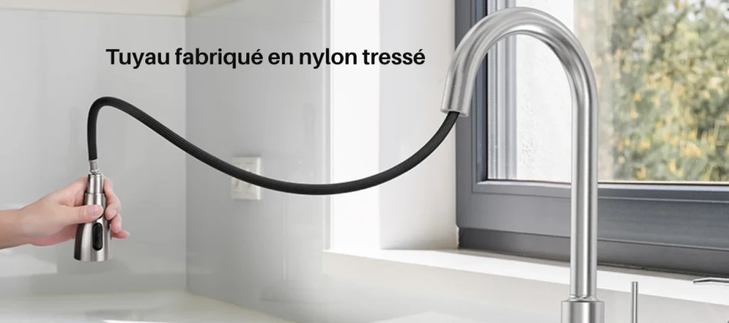 tuyau robinet de cuisine