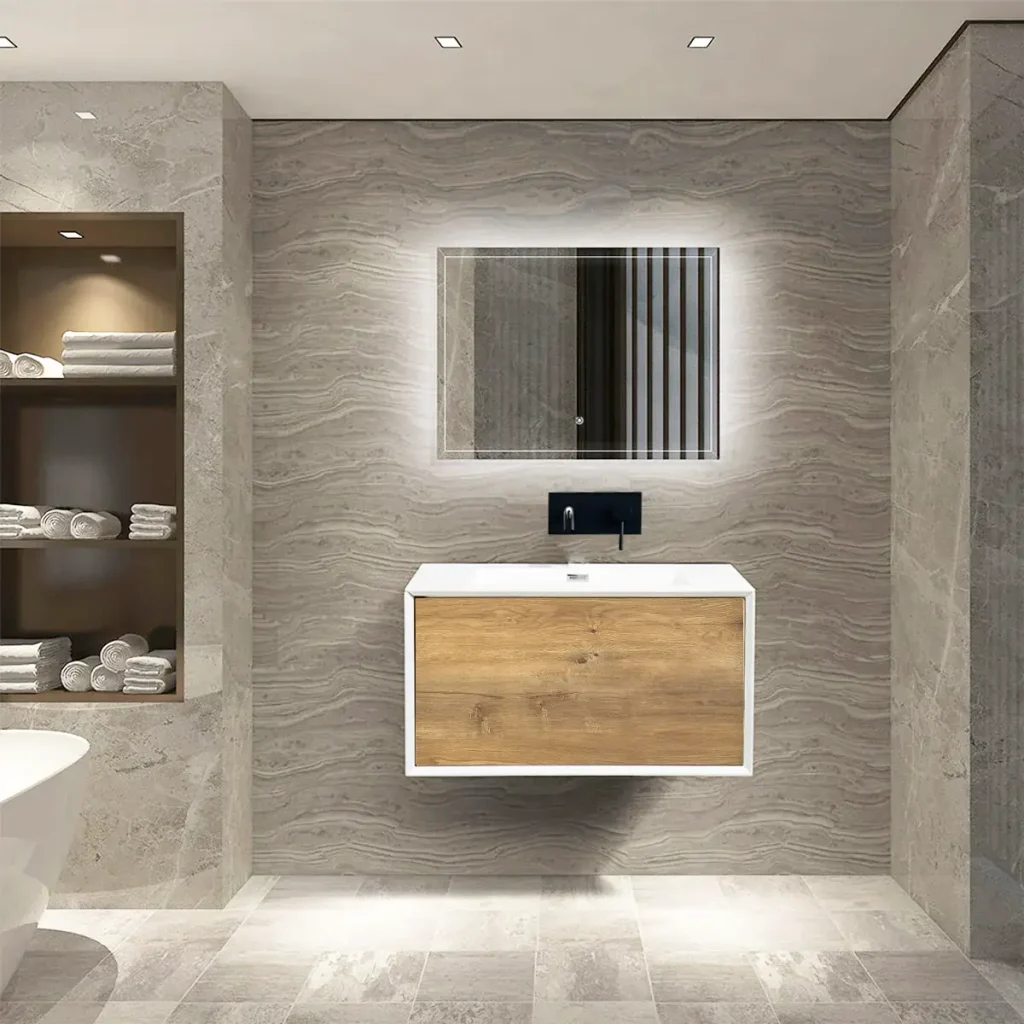 Vanité de salle de bain 30 pouces Kelia - Blanche