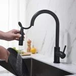 Robinet de cuisine Malta (Robinet Tactile) - Noir