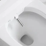 Toilette intelligente noire et blanche PD-2213-BL