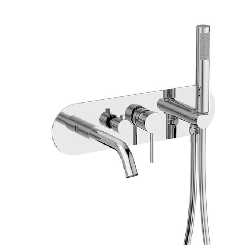 Robinet de bain mural - Roma - Chrome