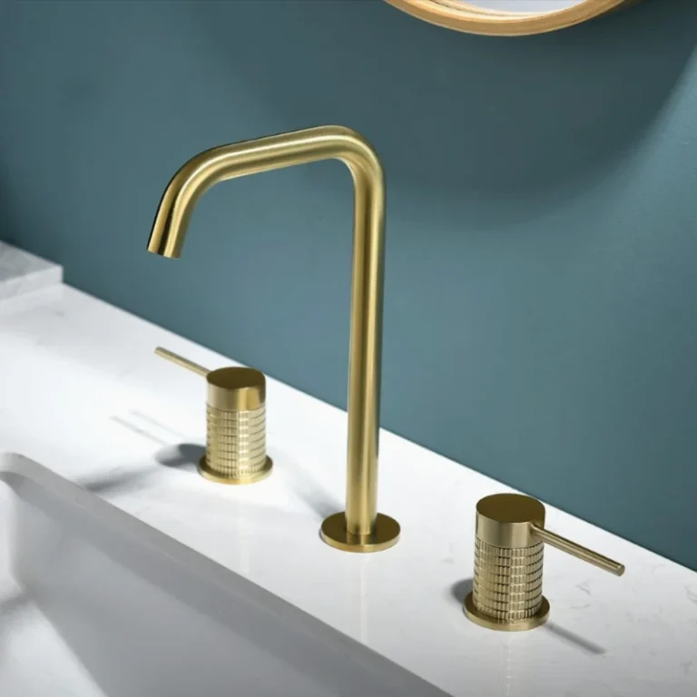 Robinet de salle de bain Roma 3 – Or satiné