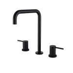 Robinet de salle de bain Roma 3 - Noir mat