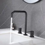 Robinet de salle de bain Roma 3 - Noir mat