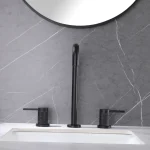 Robinet de salle de bain Roma 3 - Noir mat